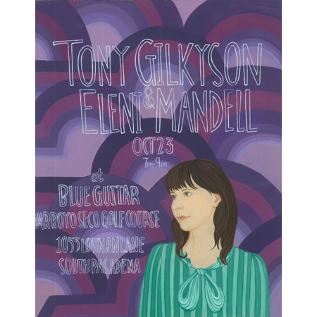 Artwork for Wine and Song Series with Eleni Mandell and Tony Gilkyson, 2019
